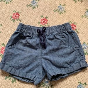 Little Girls Denim Like Shorts